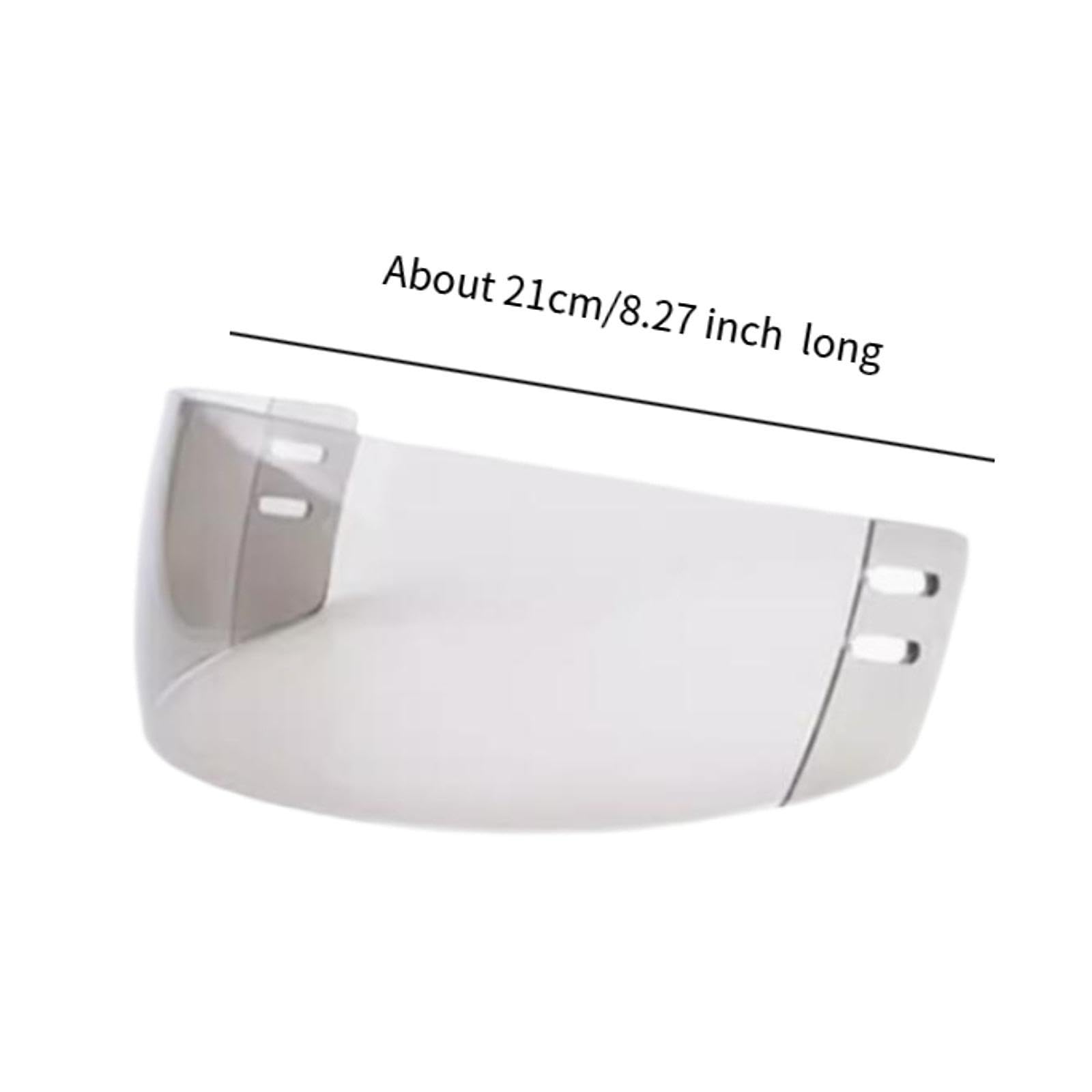 Qianly Casco de Hockey con Visera, Accesorio de Protección Ocular para Adultos