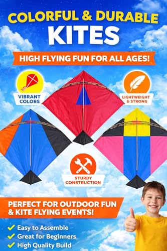 RUHANI Paper Kite Patang, 42 cm, Multi-Color, Pack of 10 - Image 5