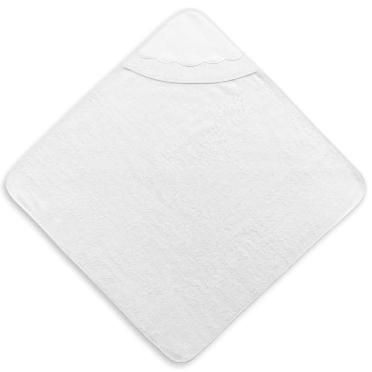 hobbymio.it Accappatoio triangolo neonato da ricamare a punto croce, accappatoio triangolo con tela aida, accappatoio in spugna, stelline, bianco