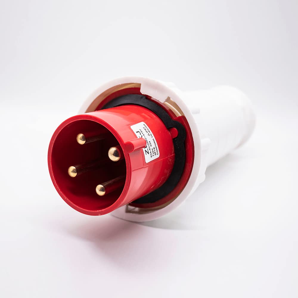 IEC60309 Industrial CEE Connector Plug 4P 63A 380V-415V 3P+E 6h IP67