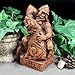 Dryad Design Viking Home Decor - Norse God Tyr Statue Wood Finish (God of War & Courage)