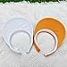 2 Pack Visors Hat Women Men Sports Wide Brim Clip On Hats Outdoor Beach Golf Tennis Jogging Fishing Headwear Camping Sunvisor (Orange, White)