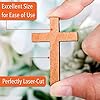 Mr. Pen- Wooden Crosses, 1.2x1.75 Inches, 50 Pack, Small Wooden Crosses, Wood Crosses for Crafts, Small Cross Pendant #3