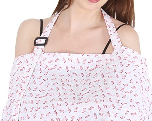 Image of Switchon Feeding Apron Cover Maternity Cover 100% Cotton Maternity Breastfeeding Multipurpose for Mothers
