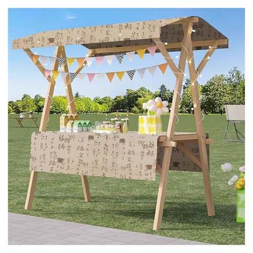 Carrito plegable para vendedores ambulantes ideal para ferias de comida callejera al aire libre
