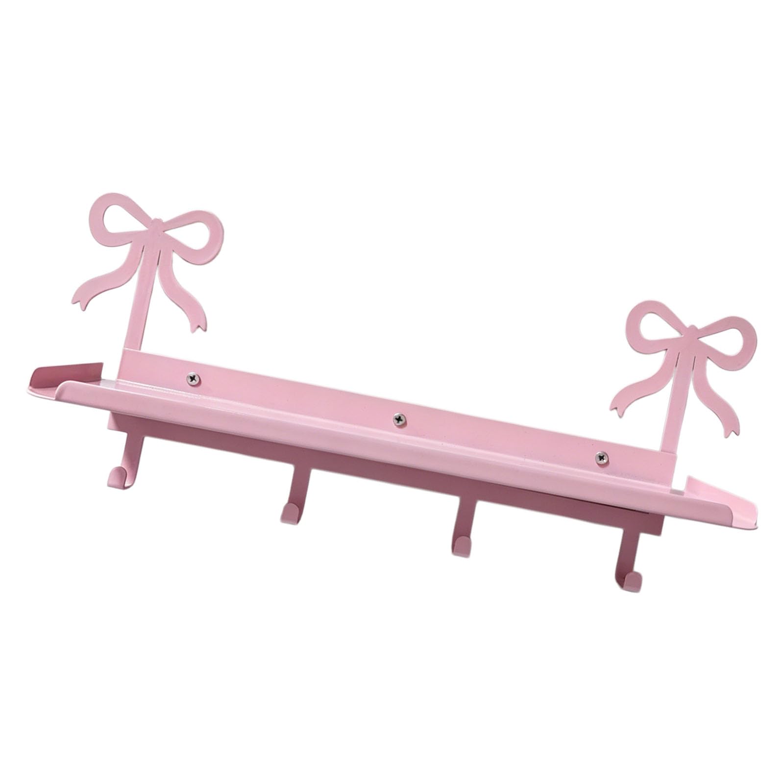 Zxfdsfdbnm Multicolor Stylish Bowknot Rack Iron Hanger For Organizing Keys Bags In Entryway Wall Mounted Coat Hook