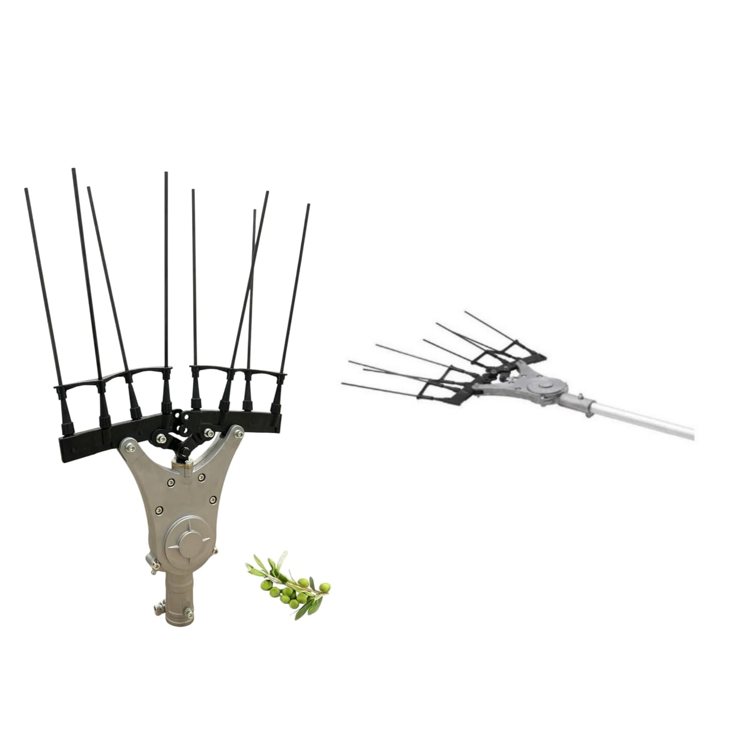 GrecoShop Testa Abbacchiatore Universale per Decespugliatore a Scoppio – Scuotitore Olive, Scuoti Olive Professionale, Ricambio Scuotiolive Fai-da-Te Rapido e Potente