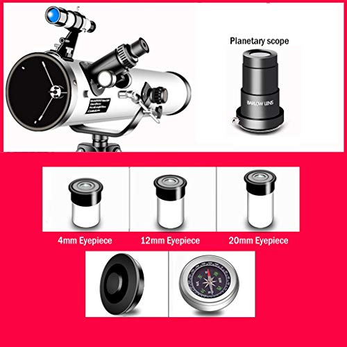 Telescopio Astronómico YXCKG 114mm con trípode ajustable miniatura 2