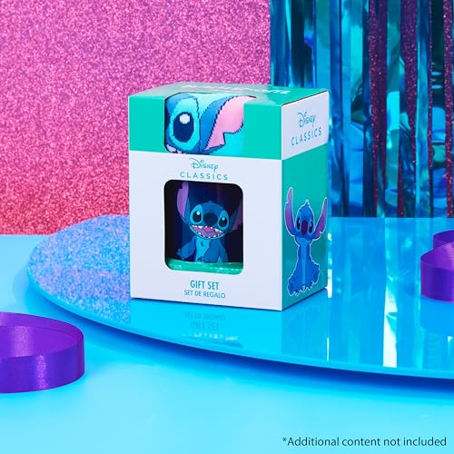 Disney Stitch Mug and Socks Gift Set for Women Teenagers Cute Ceramic Mug Soft Calf Socks, Stocking Filler Gifts for Her (Navy Stitch) - Image 2