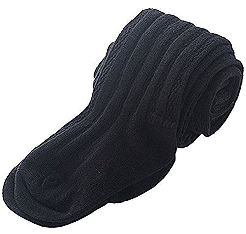 3 Pcs of Little Kid Girls' Cotton Knitted Footed Leggings Stockings Tights4