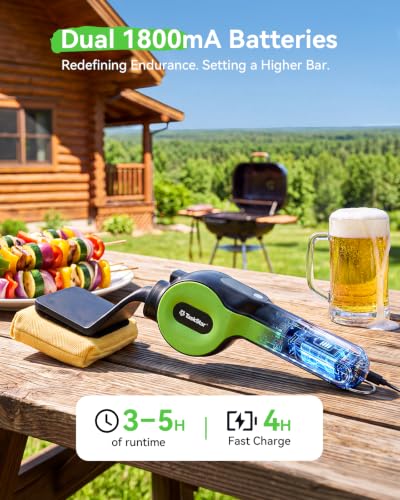 TaskStar Bristle-Free Electric Grill Brush Fire-Resistant BBQ Grill Cleaner - image 3