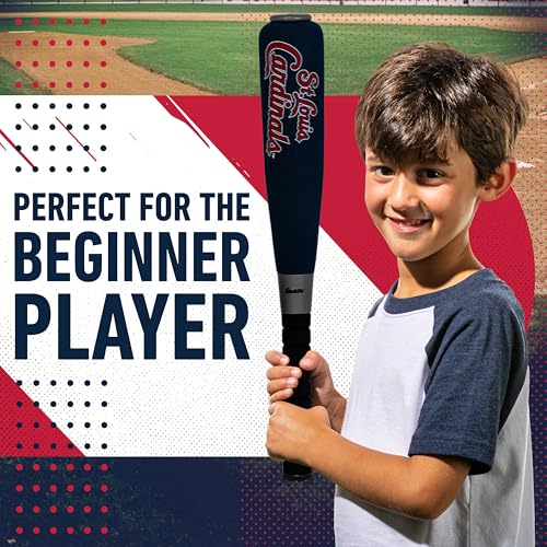 Image of MLB St. Louis Cardinals Team Jumbo Foam Bat and Ball Set, 21-Inch, Red