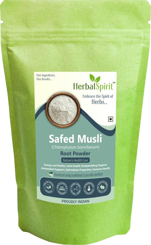 Herbal Spirit Premium Safed Musli Powder, 250gm | Safed Musli Root Powder | White Musli Powder | Safed Musli Roots Original | Swet Musli Churna | Desi Safed Musli | (B0DHV71L4S) Amazon Price History, Amazon Price Tracker