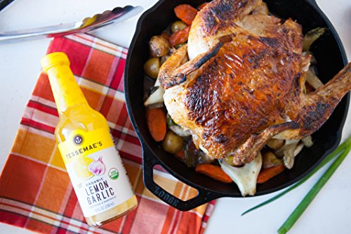Tessemae's All Natural Salad Dressing 2-Pack (Organic Lemon Garlic) #TOP4