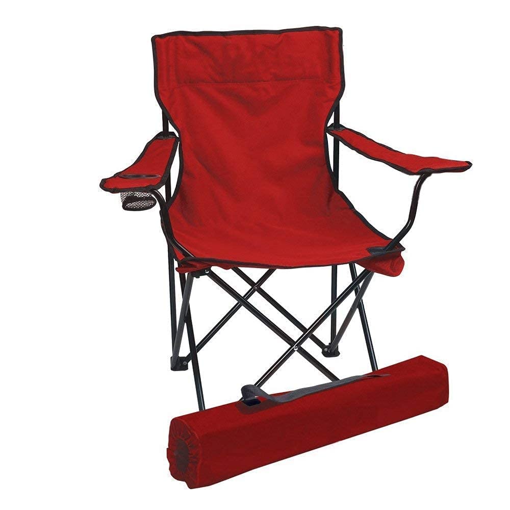 Space Saving Collapsible Portable Folding Chair with arm Rest and Cup Holder for Travelling Picnic Outdoor Fishing Hiking Camping,Folding Seating Chair for Adults (1 pcs | Multicolour)-image-40