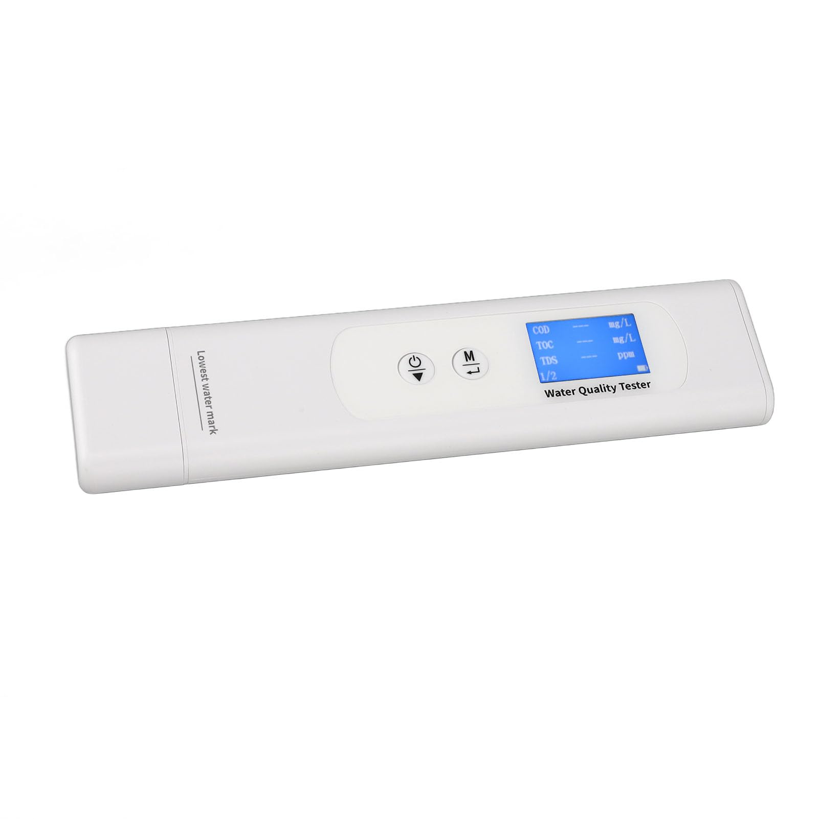 Fockety Probador de Calidad Del Agua, Portátil 6 EN 1 Detector de Calidad Del Agua Toc de Bacalao TDS Metro de la Temperatura de la EC, Metro de Prueba de Del, Medidor, Medidor
