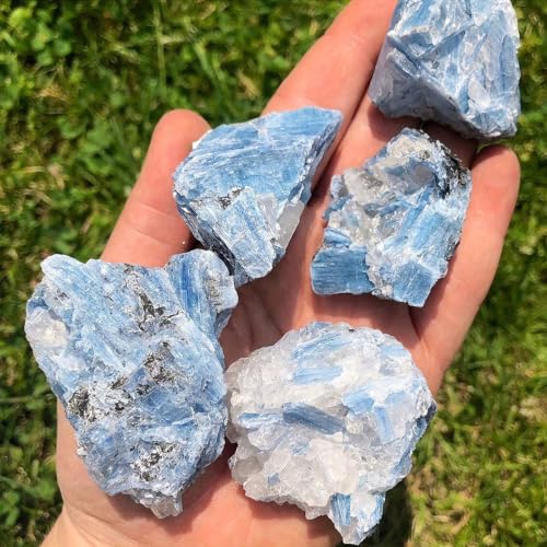 Cianita azul natural para aromatizar el hogar con aceites esenciales 5