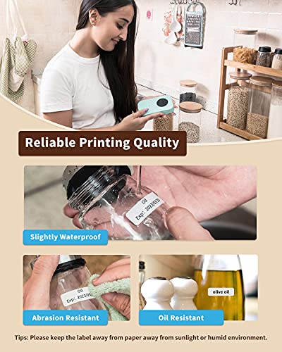 Label Maker Phomemo D30 Mini Portable Bluetooth Thermal Label Printer Name Price Sticker Tag Printer-(D30 Printer with 1 Roll 12mm X 40mm Thermal Paper)-Green Label Maker Phomemo D30 Mini Portable Bluetooth Thermal Label Printer Name Price Sticker Tag Printer-(D30 Printer with 1 Roll 12mm X 40mm Thermal Paper)-Green