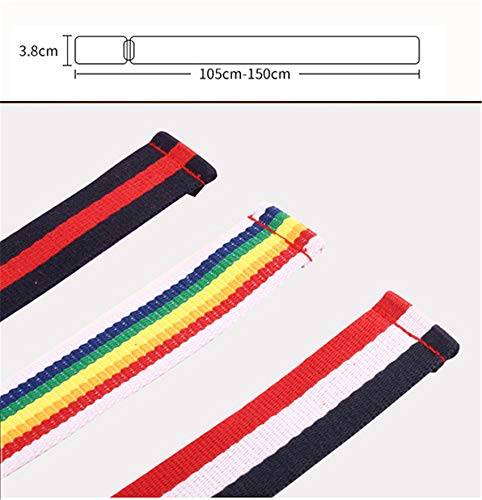 Andongnywell Canvas Buckle Web Belts for Men Double Ring Buckle Cloth Belts Nylon Waist Strap Waistband3