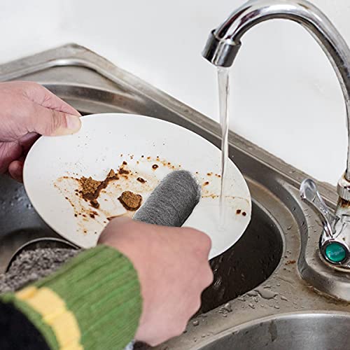 Staalwol, CHENKEE 24 STKS Staaldraad Wol Grade 0000 Ultra-Fine Stalen Wol Reiniging Polijsten Draad Wol Pads Schrobben Reiniging Tool Voor Thuis Keuken Badkamer Meubels Roest Verwijderen - Afbeelding 7
