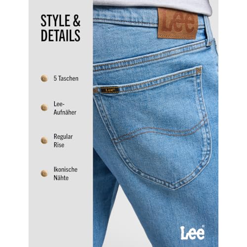 Lee - Jeans Herren - Regular Straight Fit - Daren Zip Fly - Powder – Ansicht 6