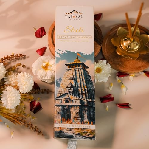 Image of Premium Nagchampa Incense Sticks (40 Sticks) - Handcrafted, Pure, Calming & Meditative Fragrance for Spiritual Practices, Yoga & Relaxation