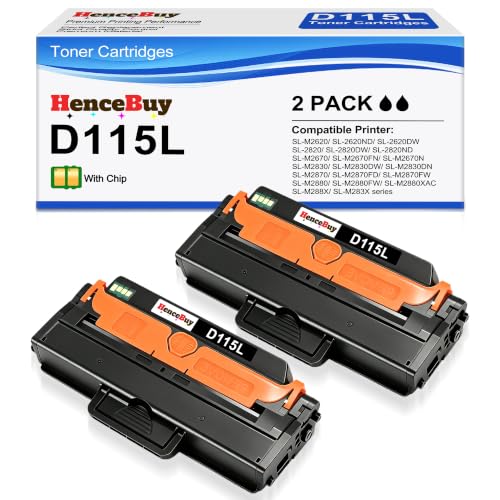 Toner Samsung MLT-D115L noir pour imprimante SL-M2830DW SL-M2880FW Xpress M2820 M2870 lot de 2