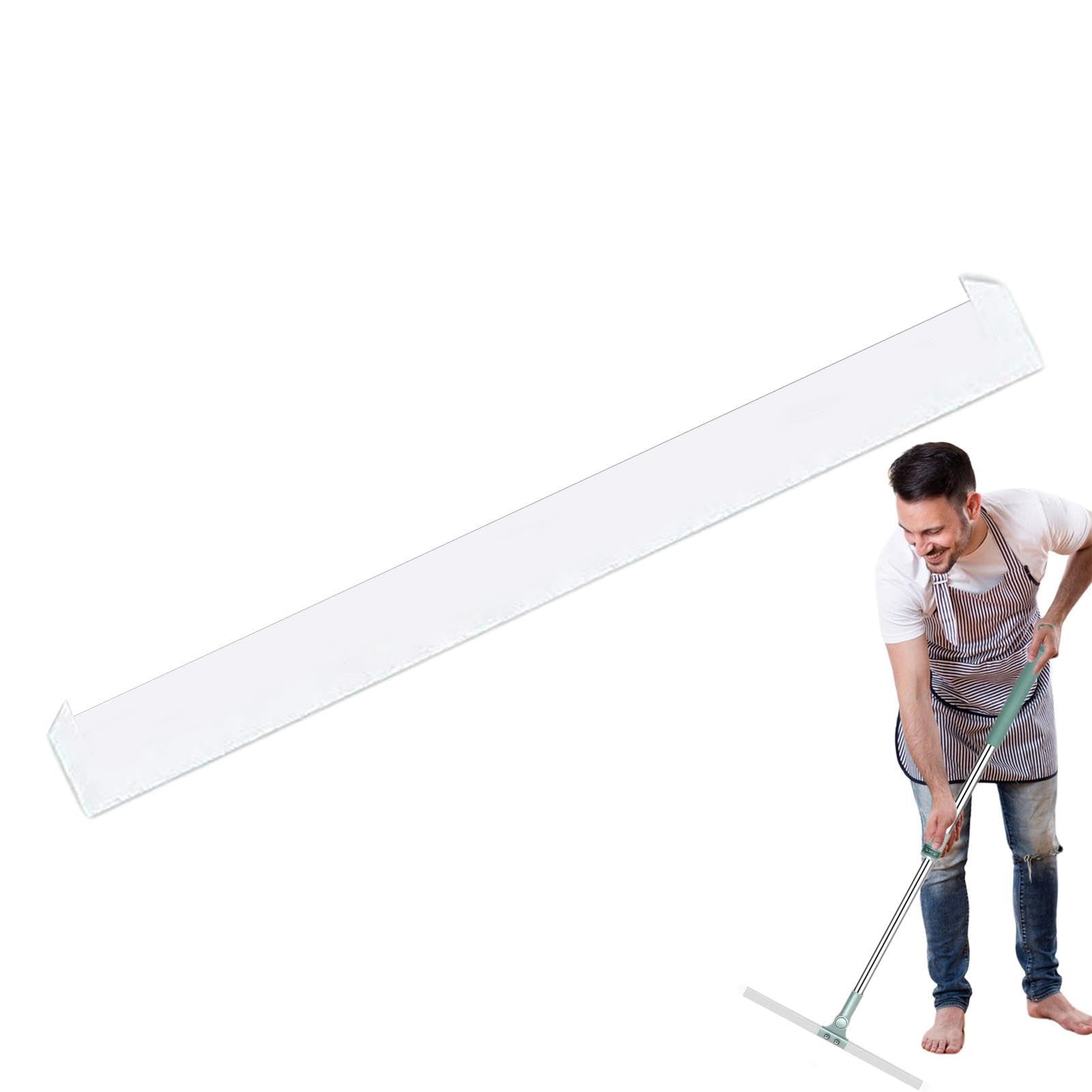 Scopa Raschiante Multifunzione Con Manico Retrattile - 3 In 1 Per Pavimenti - Foto 9