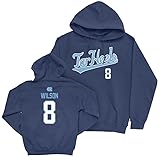 NIL Store Caleb Wilson UNC Men's Basketball Navy Script Hoodie