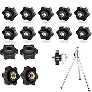 Moutas M8 Sterngriff Rändelmuttern 14er-Set