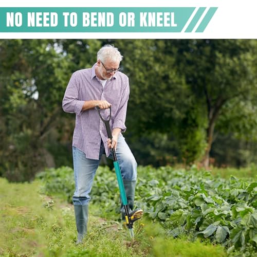 Breeze Touch BT-WEEDER-PJ 39 Inch Weed Pulling Tool, 3-Claw Detachable Weed Puller Tool thumb #7