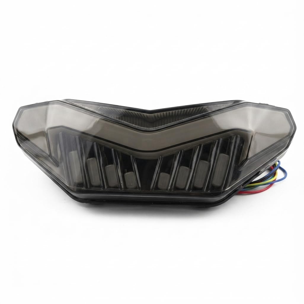 Bike Universal Led Motorcycle Tail Lamp Turn Signal Light Brake Number Plate Holder Light (Light Color- Yellow, Red) Pack of 1 Raider-image-14