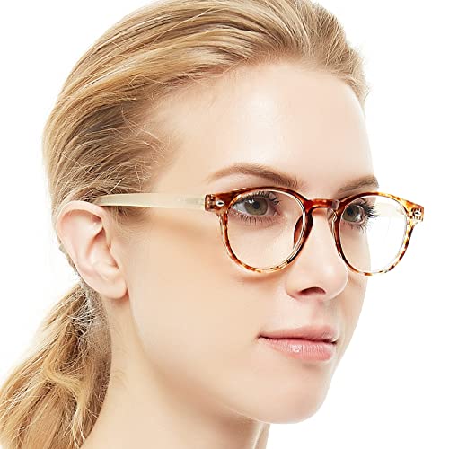 Image of OCCI CHIARI Blue Light Reading glasses Women 5.0x High Power Readers for Small Face(1.0 1.25 1.5 1.75 2.0 2.25 2.5 2.75 3.0 3.5 4.0 5.0 6.0)