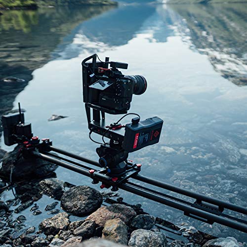 Ifootage Camera Slider Track Carbon Fiber 53'' Dolly Rail Video Stabilizer Professional For Dslr Camera Dv Video Camcorder Film Photography - Shark Slider S1 With Extension Tubes (S1B) #TOP4