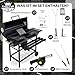 Five-Star Grill&Chill Holzkohlegrill mit Deckel – Großer Grillwagen mit Chromrost 71×35 cm & Thermometer – Für Garten & Terrasse – Aschekasten, Lüftungsöffnungen, 2 Räder