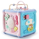 pouf gaming music cube Musical Activity Cube Play Toy ist mit der Form Sortierer und bunten Formblock, Musik und klingt dynamische Spiele für die Unterhaltung von Kindern.