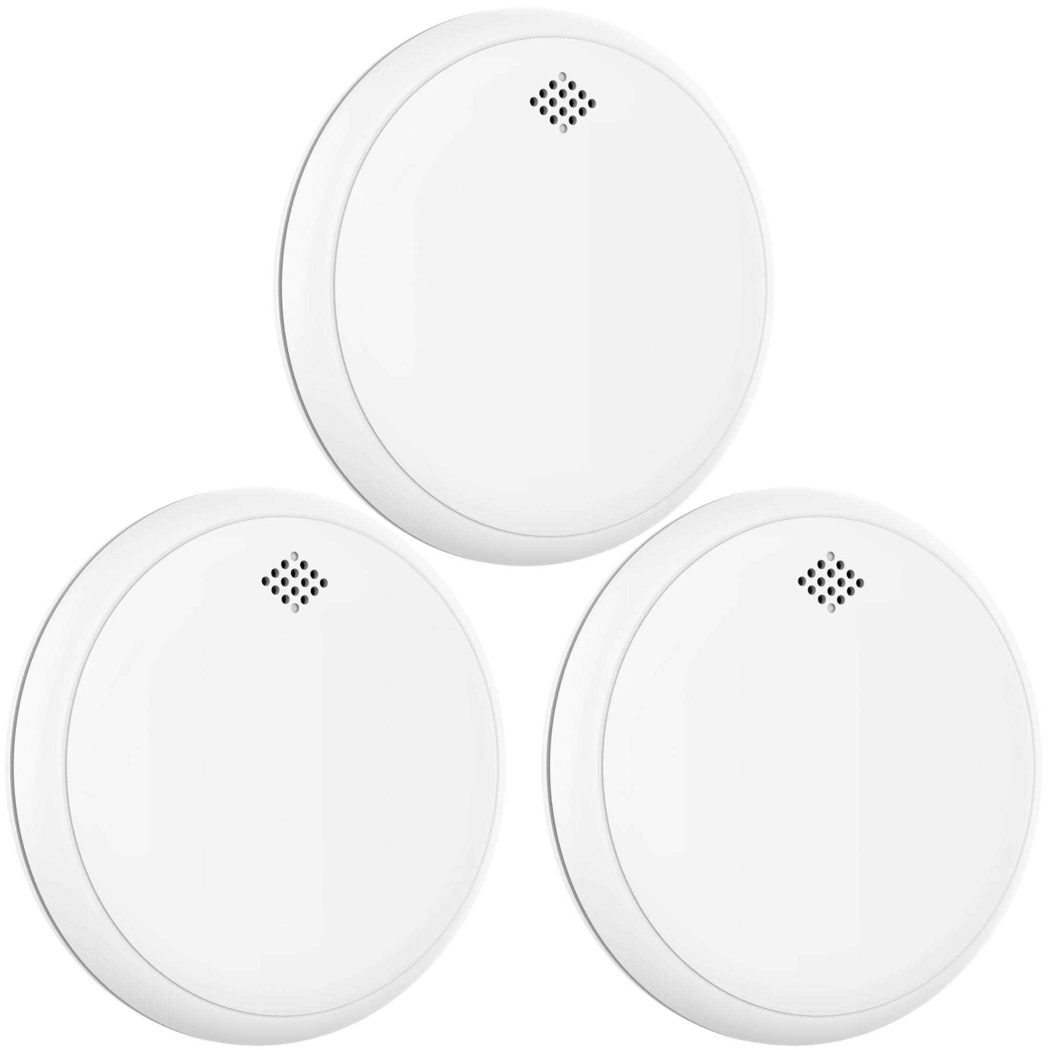 Aroha Safety Pro Combination Smoke and Carbon Monoxide Alarm Sleep Line - 10 Year Battery - Fire Alarm & CO Detector - 3 set