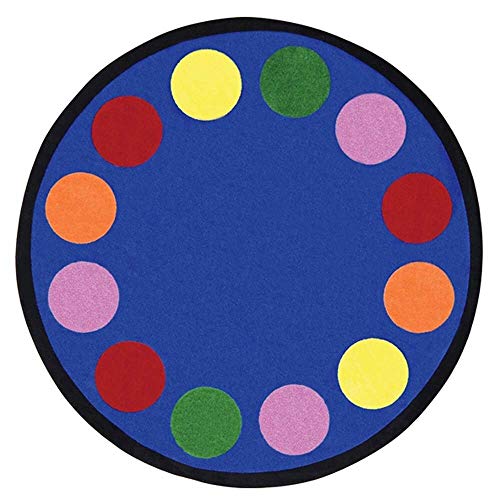 Joy Carpets Kids Round Dots Rug 7