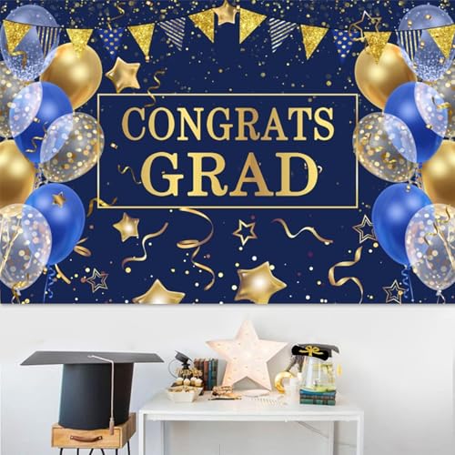 Fondo fotográfico graduación azul 10x8ft miniatura 3