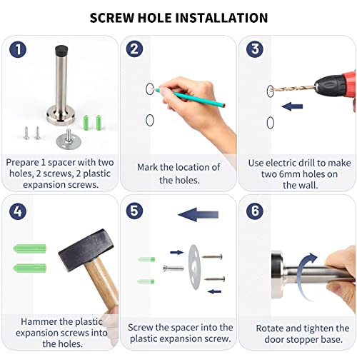 3x Süße Türstopper - Lustige Boden-Schützer Mit Rutschfester Unterseite