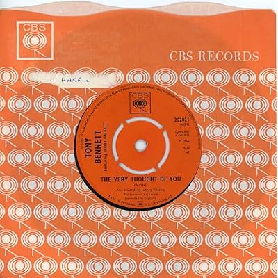 TONY BENNETT - VERY THOUGHT OF YOU - 7" VINYL / 45