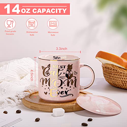 Cat-Mom-Gifts-for-Women-Cat-Gifts-for-Cat-Lovers-Best-Cat-Mom-Ever-14oz-Pink-Ceramic-Marble-Gold-Pattern-Coffee-Mug-with-Gift-Box-Christmas-gifts-for-Crazy-Cat-Lady-Mom-Wife-Daughter-Friends Cat Mom Gifts for Women Cat Gifts for Cat Lovers Best Cat Mom Ever 14oz Pink Ceramic Marble Gold Pattern Coffee Mug with Gift Box Christmas gifts for Crazy Cat Lady Mom Wife Daughter Friends