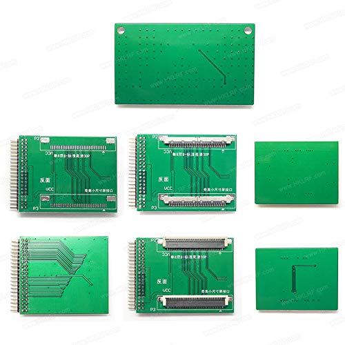 戻る view of various LVDS and V-by-One adapter boards for the TV160 tester