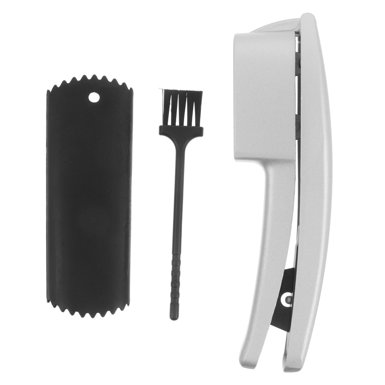 Ciieeo 1 Set Garlic Press with Peeler Brush Multifunctional Garlic Mincer Tool for Efficient Slicing Essential Kitchen Gadget
