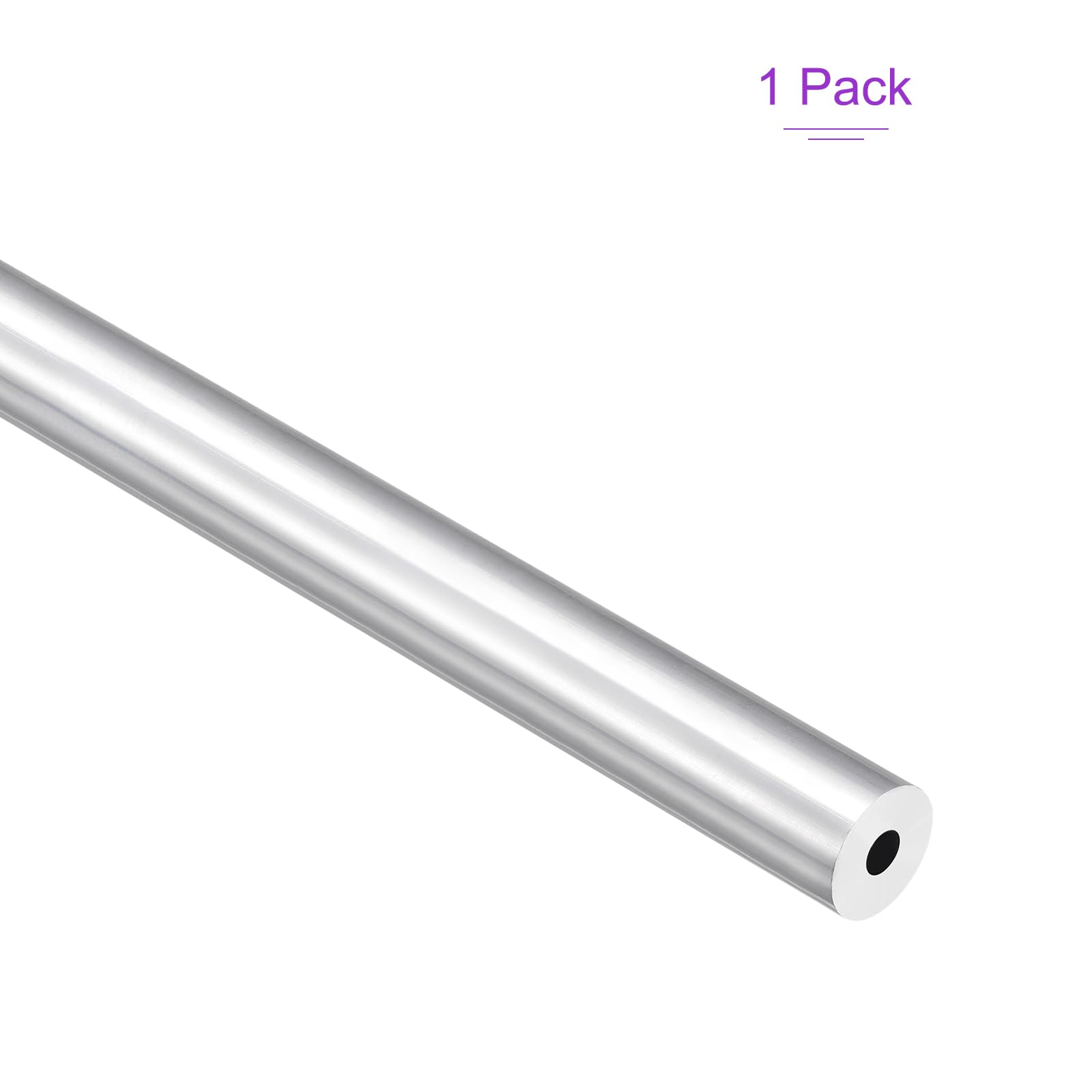 DMiotech (16mm OD x 5mm ID) Tubo Tondo in Alluminio 6063 Lunghezza 300mm Tubazione Metallico per Costruzione di Telaio Macchinari Progetti Fai Da Te