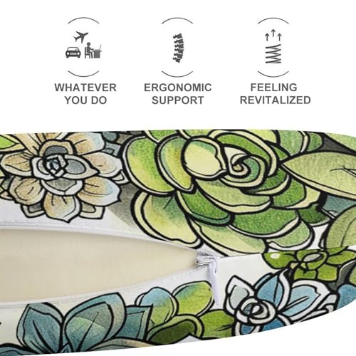 Almohada cuello espuma viscoelástica tamaño único cervical miniatura 5