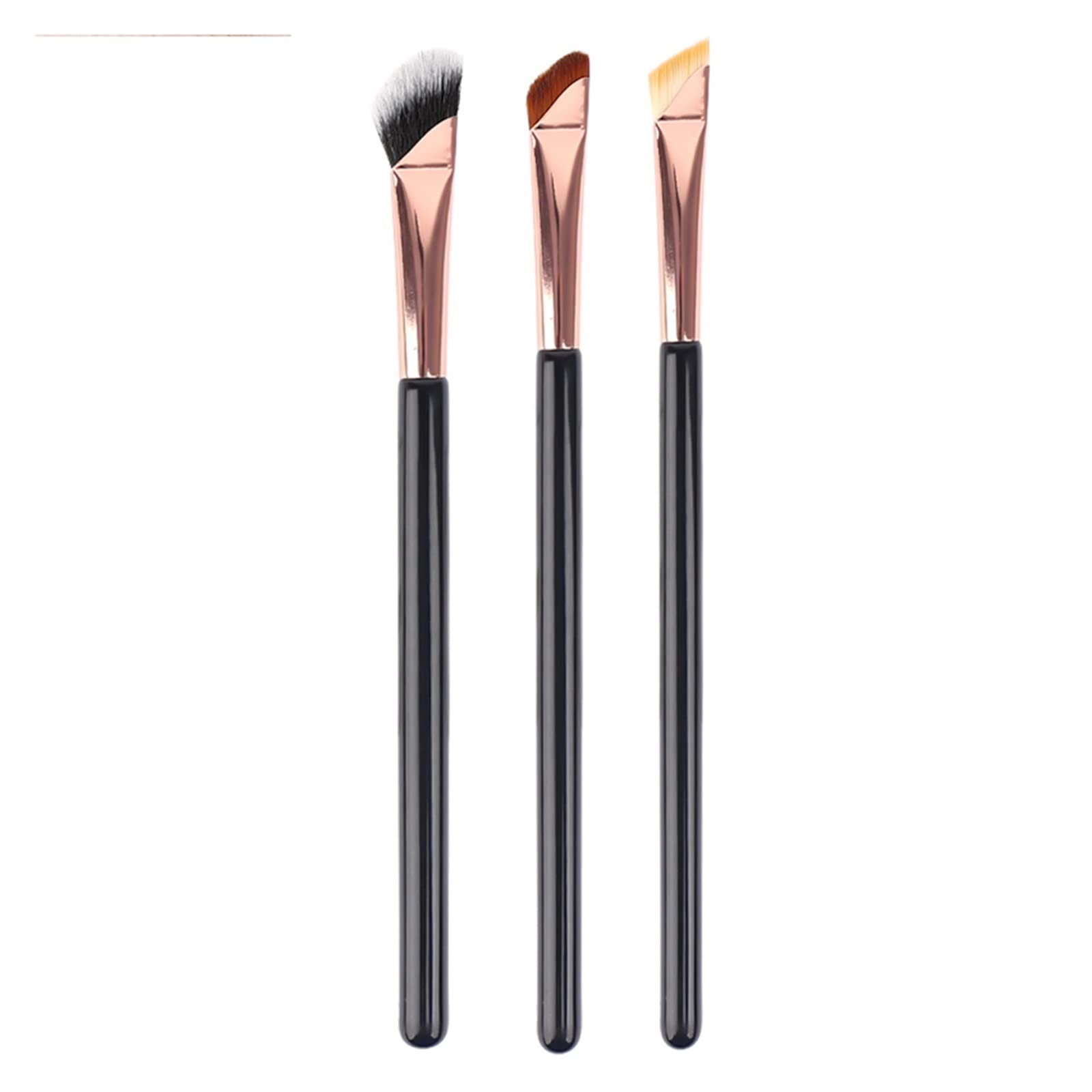 Pennello for Eyeliner a Naso a Falce Pennello for Trucco a Bordo di Coltello Pennello for Eyeliner Liquido Pennello for Eyeliner Liquido Sottile Testa Piatta ad Angolo Obliquo