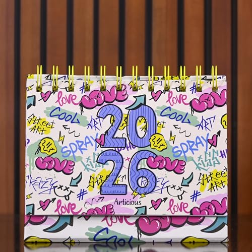 Image of Planner Kit, Planner Set Includes A5 Journal (22x17cm) 262 Pages, 120 GSM, Weekly Planner, Desk Calendar 2026, Stickers Book and Bookmark (The Street Edition)