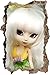 Produktbild Pixxprint 3D_WD_S1070_62x42 weißblondes Pullip Püppchen im Retro-Outfit Wanddurchbruch 3D Wandtattoo, Vinyl, bunt, 62 x 42 x 0,02 cm