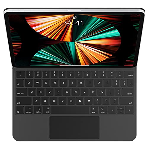 Hou Keyboard Case For 2022 Ipad Air 5Th / 4Th Generation And 2021 Ipad Pro 11 Inch 3Rd, With A Floating Design And Built‑In Trackpad, Shell Compatible With Ipad Pro 11" 2Nd Gen 2020/1St Gen 2018,Black #TOP8